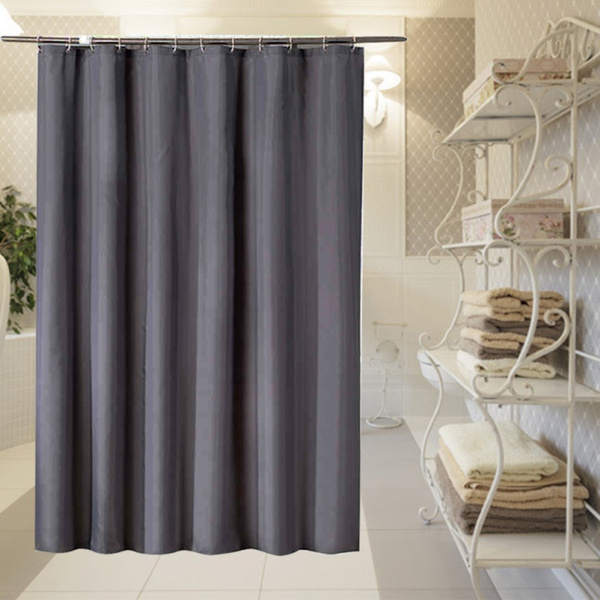 Shower Curtain Solid Color Curtains Waterproof Bathroom Wish Shower Curtain Solid Color, Solid Color Shower Curtains