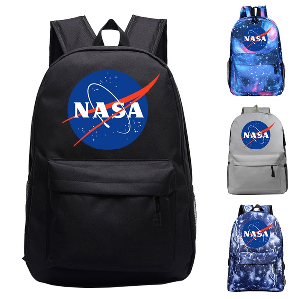 Cool NASA Galaxy Backpack Student Boys Girls Schoolbag Book Bag