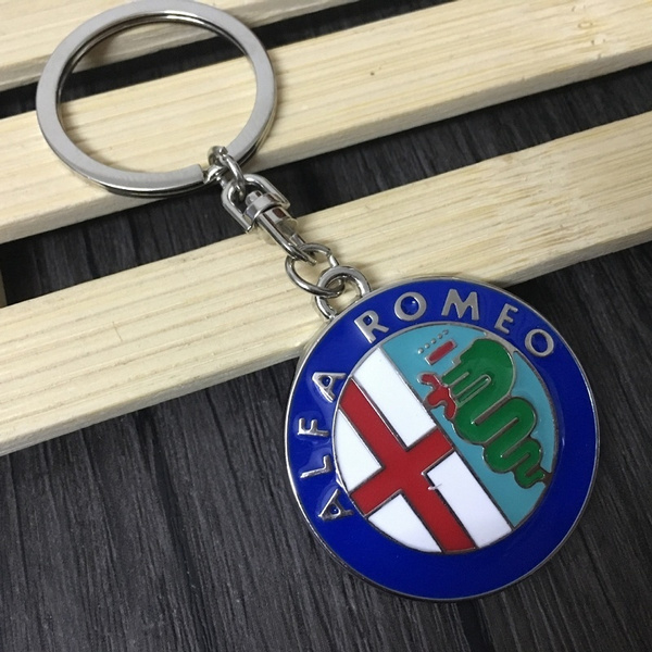 1pcs Metal Car Keychain Key Ring Keyring For Alfa Romeo 159 147