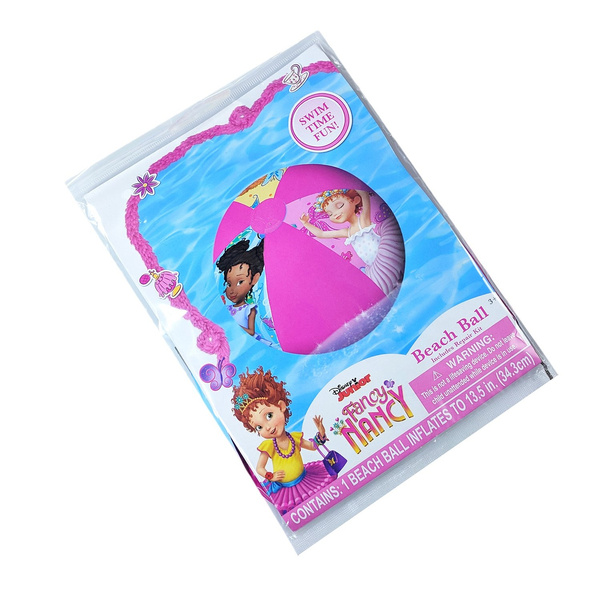 Inflatable Beach Ball Disney Jr Fancy Nancy Age 3 With Repair Kit for sale online 