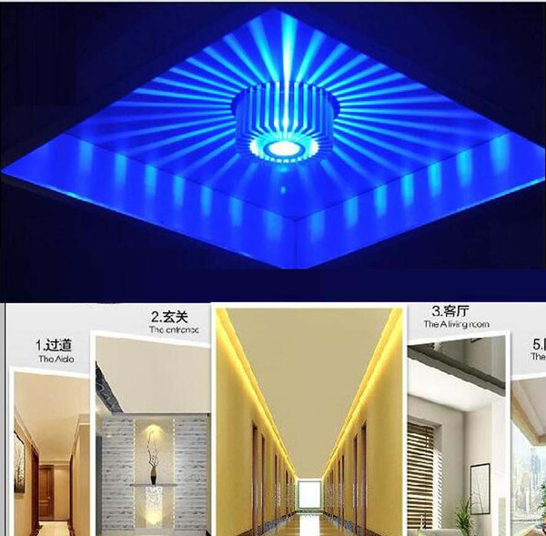 Modern LED Lamp Ceiling Light Wall Art Gallery Decoration Front Balcony Porch 