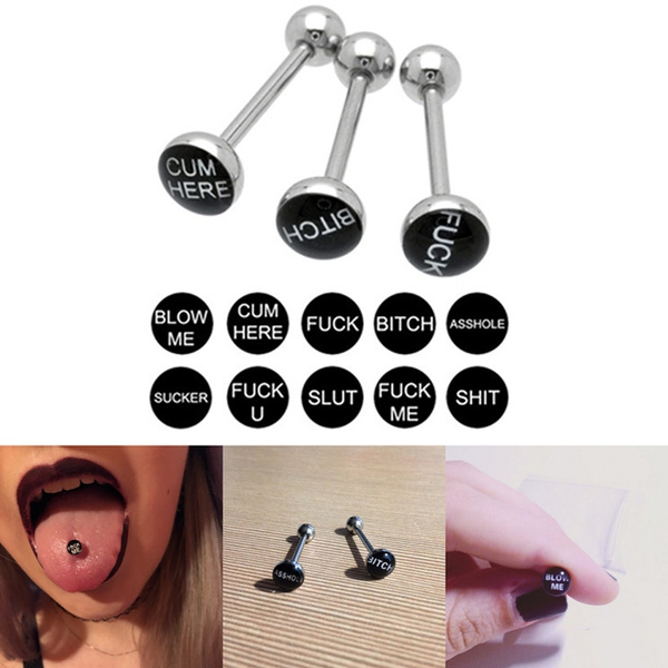 Funny sale tongue rings