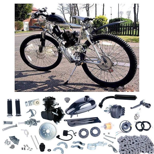 80cc Motorrad Fahrrad Motor Kit 2-Takt Gas Motorisierte Bike Motor