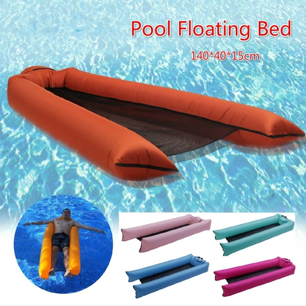 2019 New Hotest Pool Float Bed Swimming Inflatable Confortable Pool Floating Bed Colorful Air