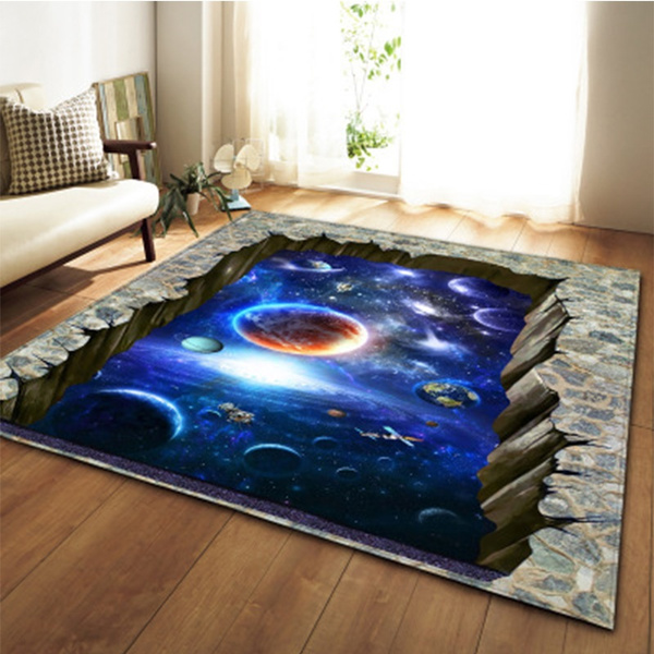 3d Carpets Living Room Carpets And Rugs Bedside Coffee Table Rug Optical Illusion Non Slip Floor Mat Fitness Yoga Kitchen Mat Wish