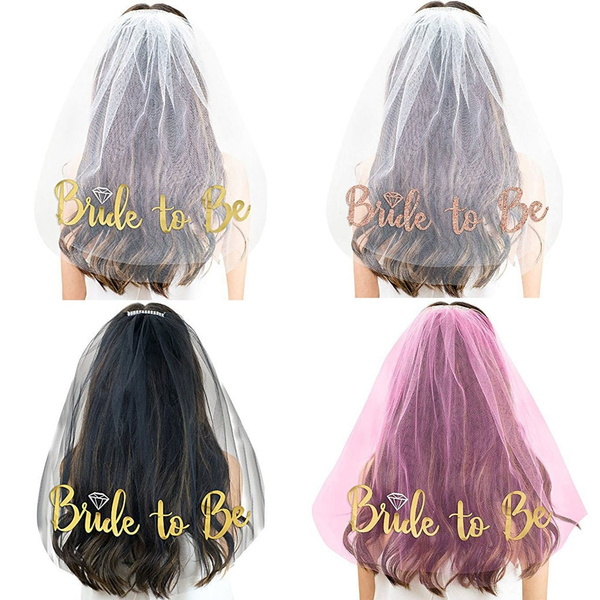 Bachelorette Party Veil Bride Veil Bachlorette Veil Bride Veil Hen Party  Veil Bridal Shower Veil Bride to Be Veil 