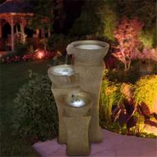 Patio & Garden, Fountain, lights, led