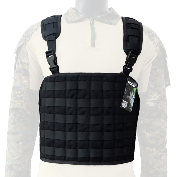 ROCOTACTICAL Tactical Chest Rig, Tactical Modular Chest Panel with ...