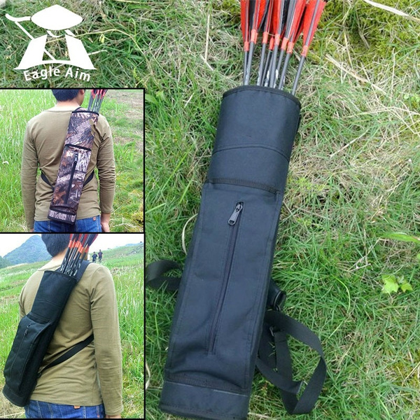 Oxford Archery Crossbow Bolts Quiver Tube Hip Quiver Waist Hanged Carry Bag StH9 
