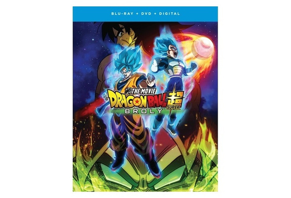 DRAGON BALL SUPER BROLY THE MOVIE BLU RAY DVD DIGITAL ENGLISH SUB