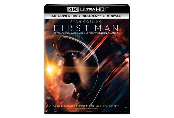 First Man 4K Blu-ray (4K Ultra HD + Blu-ray + Digital HD)
