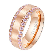 pink, Steel, czring, wedding ring