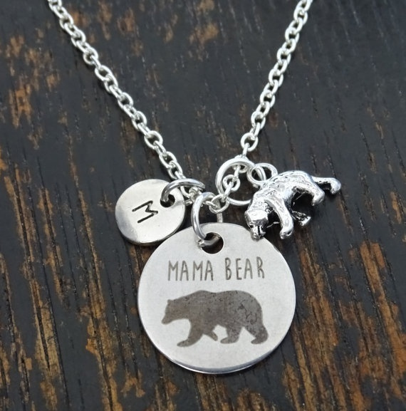 Mama Bear Pendant Necklace – Pieces by Marie