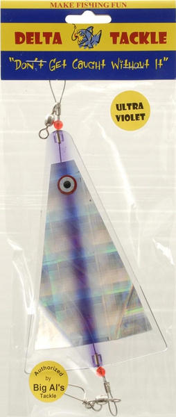 GIBBS-DELTA TACKLE 88656 Inline Flasher Haze Fishing Lure Purple 