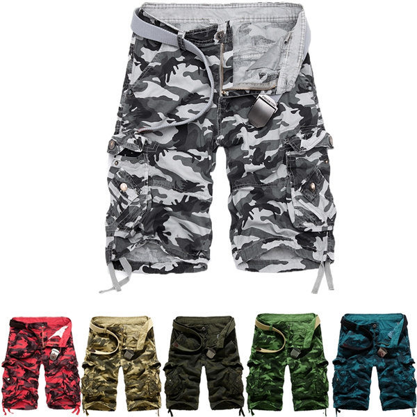 plus size camo shorts