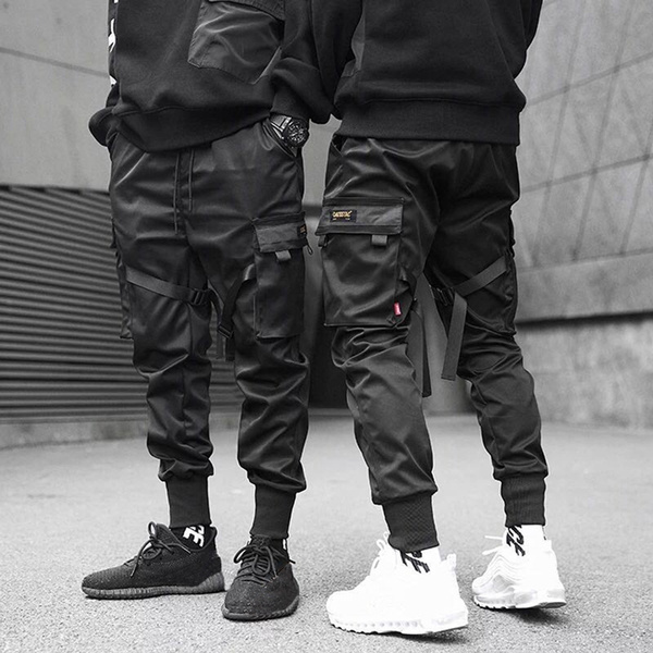 Bundle Pants Men's Overalls Casual Slim Feet Pants Men Spring Hip Pop  Harlan Tooling Pants Elastic Waist Hip Pop Pencil Pants Trousers Streetwear  Hombre Sweatpants | Wish