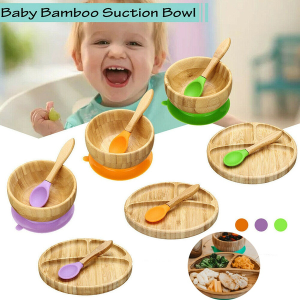 Suction Bowl and Plate Placemat Set