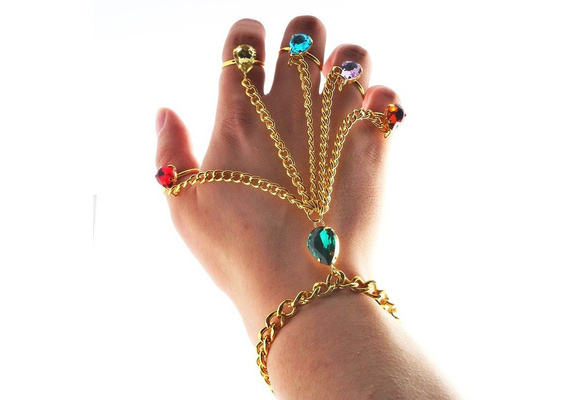 Infinite Power Gauntlet Bracelets Bangles Gemstone For Women Girls Jewelry  G F❤❤ | eBay