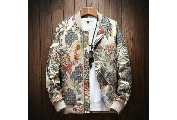 Japanese embroidered sale bomber