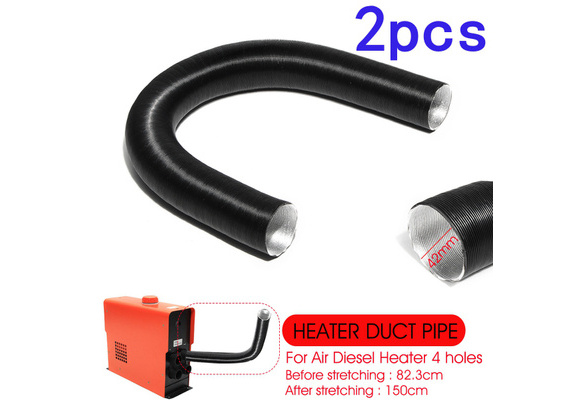 Tube Heater Air Duct Pipe Ducting Air Vent Outlet For Air Diesel Heater 42mm