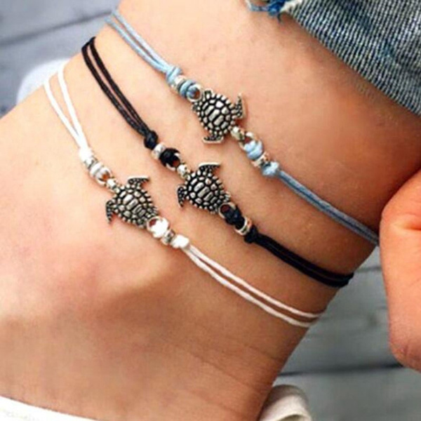 Women fashion retro summer beach turtle 