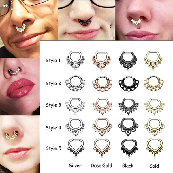 Gothic deals nose studs