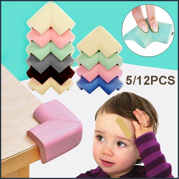 5/12Pcs Baby Safety Corner Multicolor U-shape Soft Rubber Table Corner ...