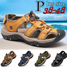 New Hollow-out Wading Shoes Men Sandals Hiking Shoes Summer Casual Beach Sandals Plus Size 