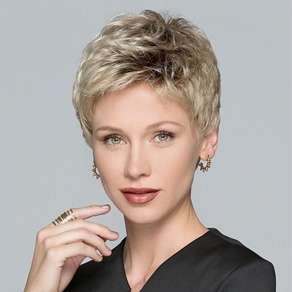 Ladies short blonde clearance wigs