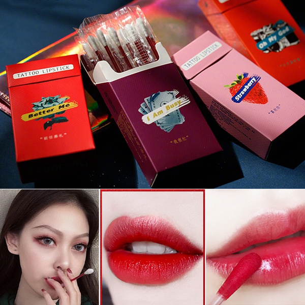 cigarette lipstick cotton swab