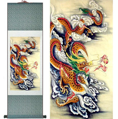 Chinese, decorationpainting, chineseartpainting, dragon