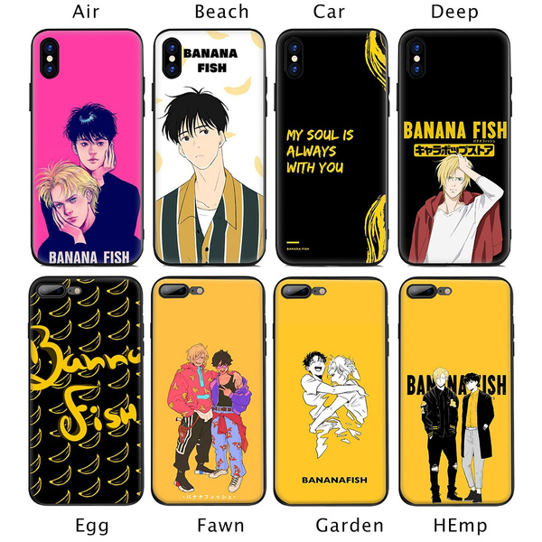 N516 Banana Fish Anime Ash Soft TPU Black Silicone Case Cover