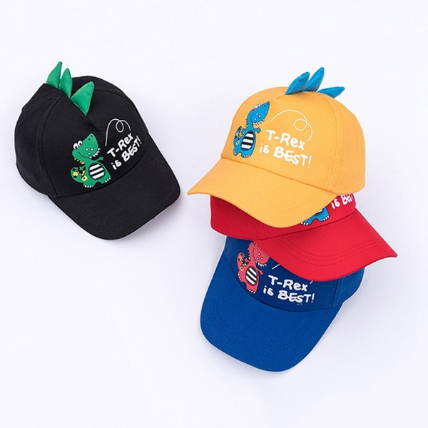 Cute Dinosaur Girl Boy Cap Kid Summer Hat Baseball Cap Baby Visor | Wish