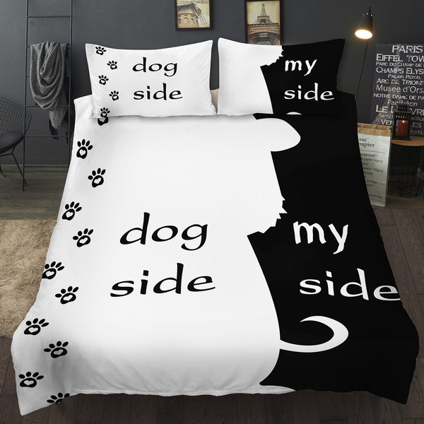 his hers and the dog duvet cover