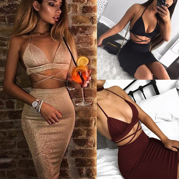 Bodycon 2 hot sale piece dress