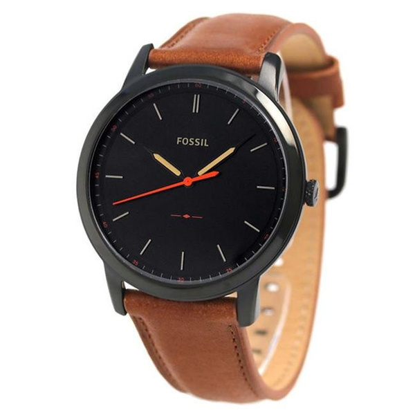 Fossil FS5305 Black Dial Minimalist 