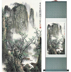 Mountain, art, Chinese, decorationpainting