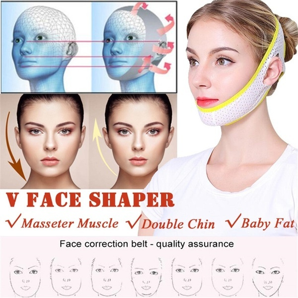 Face Slim V Face Lift Up Mask Cheek Chin Neck Slimming Thin Belt Strap  Beauty Delicate Facial Thin Face Mask Slimming Bandage Face Shaper