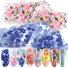 manicuredecor, Nails, nail decals, Flowers