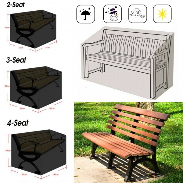 Heavy Duty Waterproof Outdoor Garden 2 3 4 Seater Bench Seat Cover All Sizes Wish - Bench Seat Covers For Outdoor Furniture