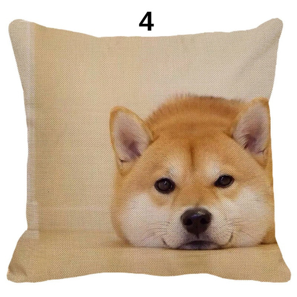 shiba throw pillow