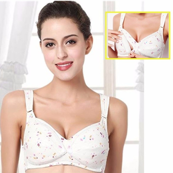 Front Opening Baby Nursing Bra Sexy Breast Feeding Maternity Cotton Baby  Infant Pregnant Mothers Clothing UnderwearLingerie Bikini Yoga Fitness  Suits