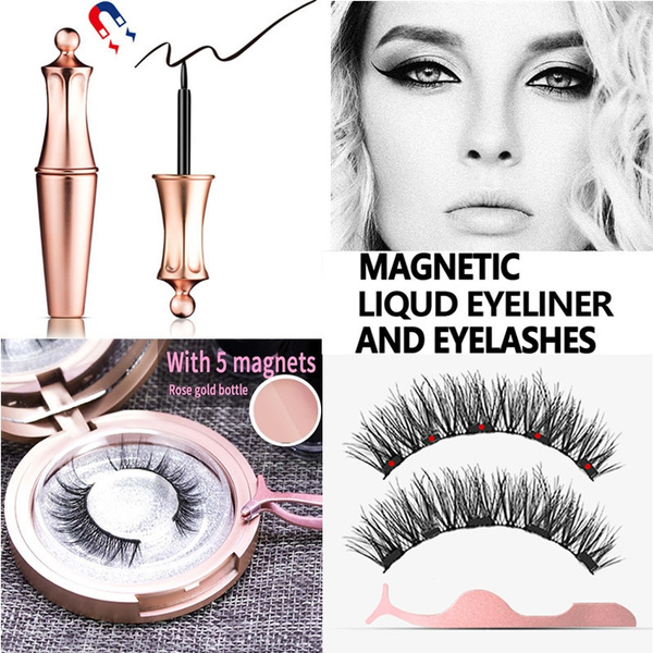 Magnetic Eyeliner With Magnetic Eyelashes Magnetic Use Magnetic False Lashes Wish