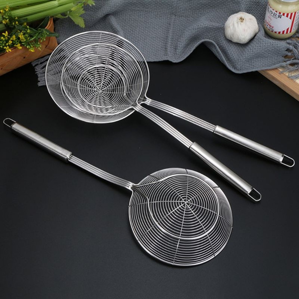 Stainless Steel Food Frying Spoon