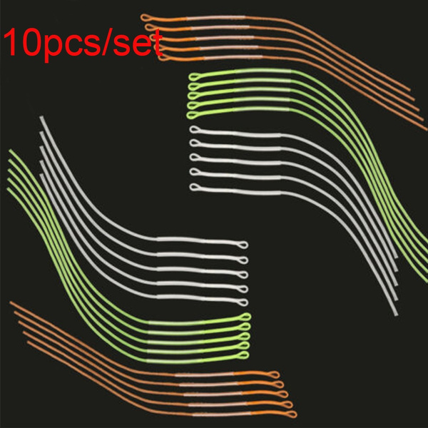 10pcs/Set Durable Practical High Strength Tackle Wire Weight Forward  Floating Loop Connector Fly Fishing Braided Line Leader Loops