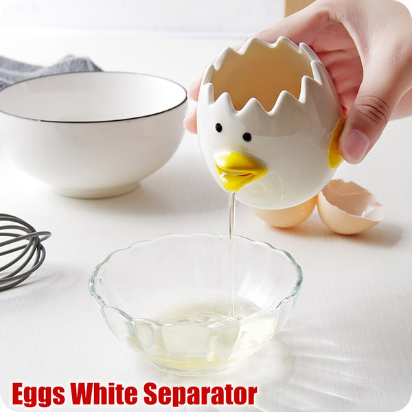 White Egg Cup - Whisk