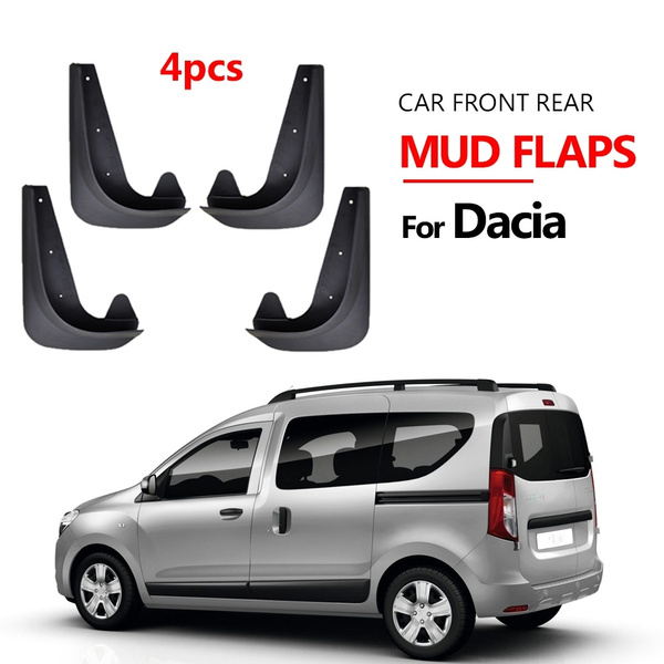 Universal Rubber Mud Flaps Full Set – Front & Rear Fits Dacia Duster (Unbranded)
