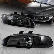 Awesome Great For 1999-2000 Honda Cvc Ek Ex Lx S JDM Headlghts Head