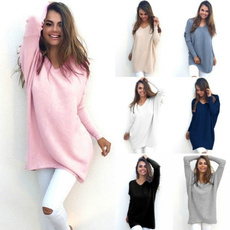 Plus Size, long sleeve sweater, pullover sweater, Long Sleeve