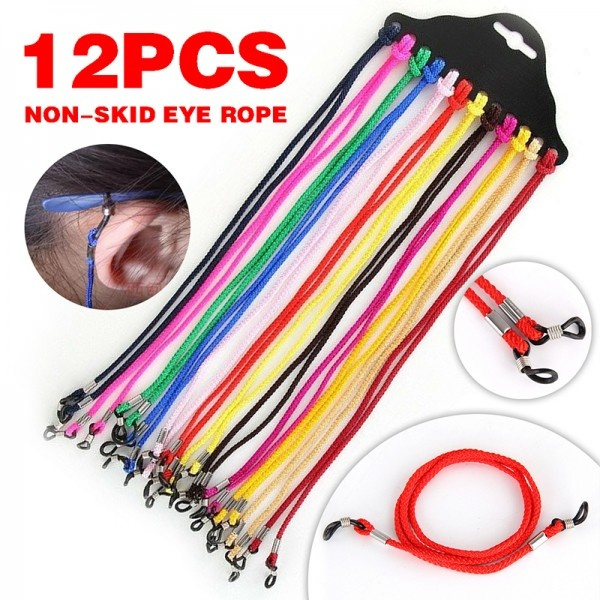 12Pcs Glasses Neck Strap Reading Spectacles Lanyard Eyewear Cord Holder